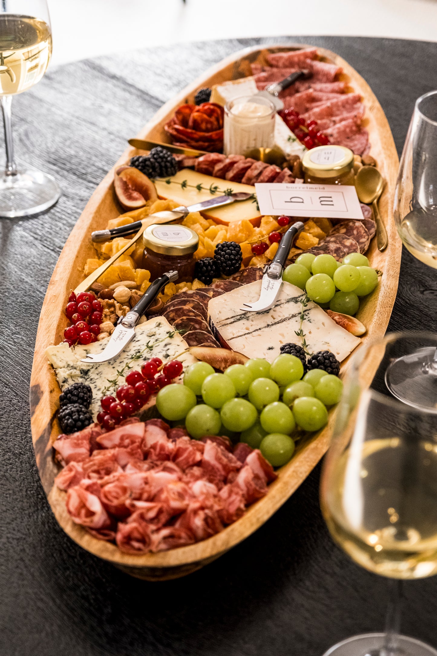 Charcuterieboard groot (10-15 personen)